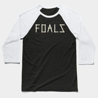 Foals - Paper Tape Baseball T-Shirt